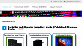 What Ledcomunica.com website looked like in 2018 (5 years ago)