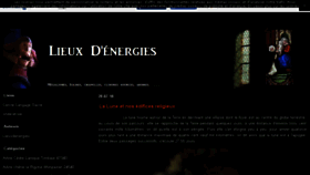 What Lieuxdenergies.fr website looked like in 2018 (5 years ago)