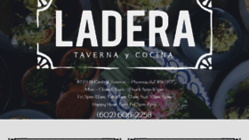 What Laderaphx.com website looked like in 2018 (7 years ago)