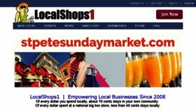 What Localshops1.com website looked like in 2018 (5 years ago)