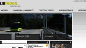 What Liemobil.li website looked like in 2018 (5 years ago)