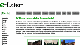 What Latein.at website looked like in 2018 (5 years ago)