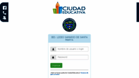What Liceosamario.ciudadeducativa.com website looked like in 2018 (5 years ago)