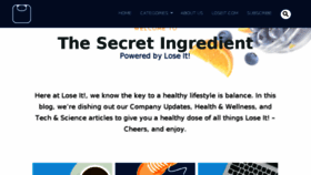 What Loseitblog.com website looked like in 2018 (5 years ago)