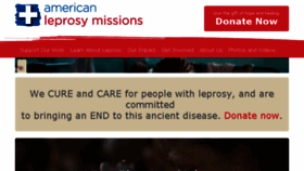 What Leprosy.org website looked like in 2018 (5 years ago)