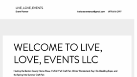 What Liveloveeventsnwa.com website looked like in 2018 (5 years ago)