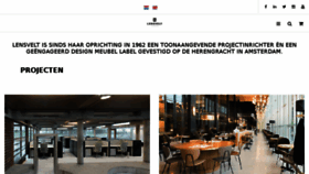 What Lensvelt.nl website looked like in 2018 (5 years ago)