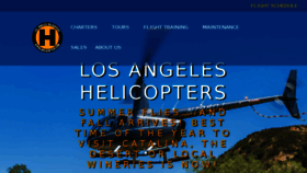 What Lahelicopters.com website looked like in 2018 (5 years ago)