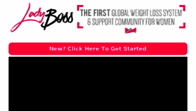 What Ladybosschallenge.com website looked like in 2018 (5 years ago)