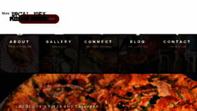 What Localjoespizza.com website looked like in 2018 (5 years ago)
