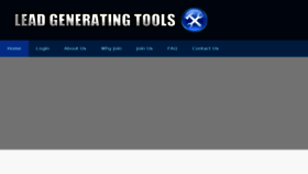 What Leadgeneratingtools.com website looked like in 2018 (5 years ago)
