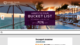 What Luxurytravel.deals website looked like in 2018 (5 years ago)