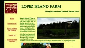 What Lopezislandfarm.com website looked like in 2018 (5 years ago)