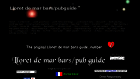 What Lloret-de-mar-barspubguide.com website looked like in 2018 (5 years ago)
