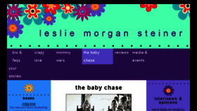What Lesliemorgansteiner.com website looked like in 2018 (5 years ago)