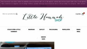 What Littlehannahshop.es website looked like in 2018 (5 years ago)