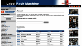What Labelpackmachine.com website looked like in 2018 (5 years ago)