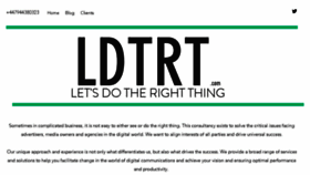 What Ldtrt.com website looked like in 2018 (5 years ago)