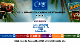 What Live360events.com website looked like in 2018 (5 years ago)