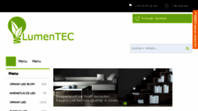 What Lumentec.pl website looked like in 2018 (5 years ago)