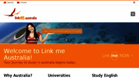 What Linkmeaustralia.com website looked like in 2018 (5 years ago)