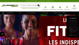 What Leaderfit-equipement.com website looked like in 2018 (5 years ago)