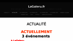 What Lagaleru.fr website looked like in 2018 (5 years ago)