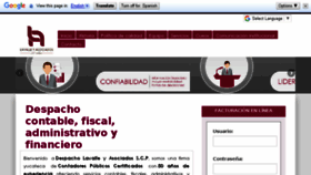 What Lavalleasesores.mx website looked like in 2018 (5 years ago)