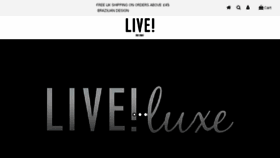 What Liveclothing.uk website looked like in 2018 (5 years ago)