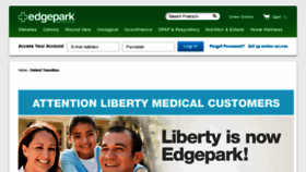 What Libertymedical.com website looked like in 2018 (5 years ago)