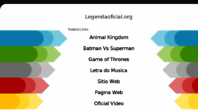 What Legendaoficial.org website looked like in 2018 (5 years ago)