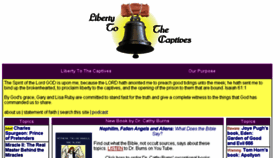 What Libertytothecaptives.net website looked like in 2018 (5 years ago)