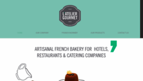 What Lateliergourmet.com website looked like in 2018 (5 years ago)