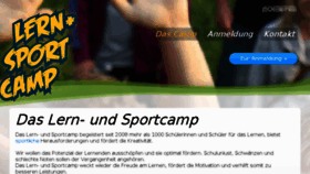 What Lern-und-sportcamp.de website looked like in 2018 (5 years ago)