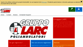 What Larcservizi.it website looked like in 2018 (5 years ago)