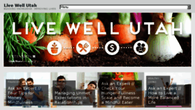 What Livewellutah.org website looked like in 2018 (5 years ago)