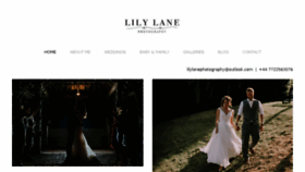 What Lilylanephotography.co.uk website looked like in 2018 (5 years ago)