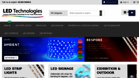 What Ledtechnologies.co.uk website looked like in 2018 (5 years ago)