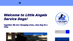 What Littleangelsservicedogs.org website looked like in 2018 (5 years ago)