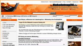 What Linkeintrag24.de website looked like in 2018 (5 years ago)