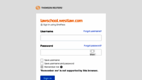 What Lawschool.westlaw.com website looked like in 2018 (5 years ago)