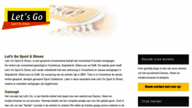 What Letsgosportenshoes.nl website looked like in 2018 (5 years ago)