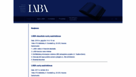 What Laba.lt website looked like in 2018 (5 years ago)