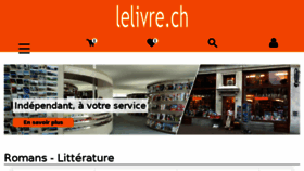 What Lelivre.ch website looked like in 2018 (5 years ago)