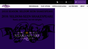 What Lbshakespeare.org website looked like in 2018 (5 years ago)