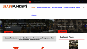 What Leasefunders.com website looked like in 2018 (5 years ago)