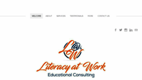 What Literacyatwork.net website looked like in 2018 (5 years ago)