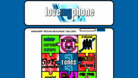 What Lovemyphone.com website looked like in 2018 (5 years ago)