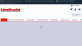 What Luenedruck.de website looked like in 2018 (5 years ago)