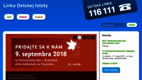 What Ldi.sk website looked like in 2018 (5 years ago)